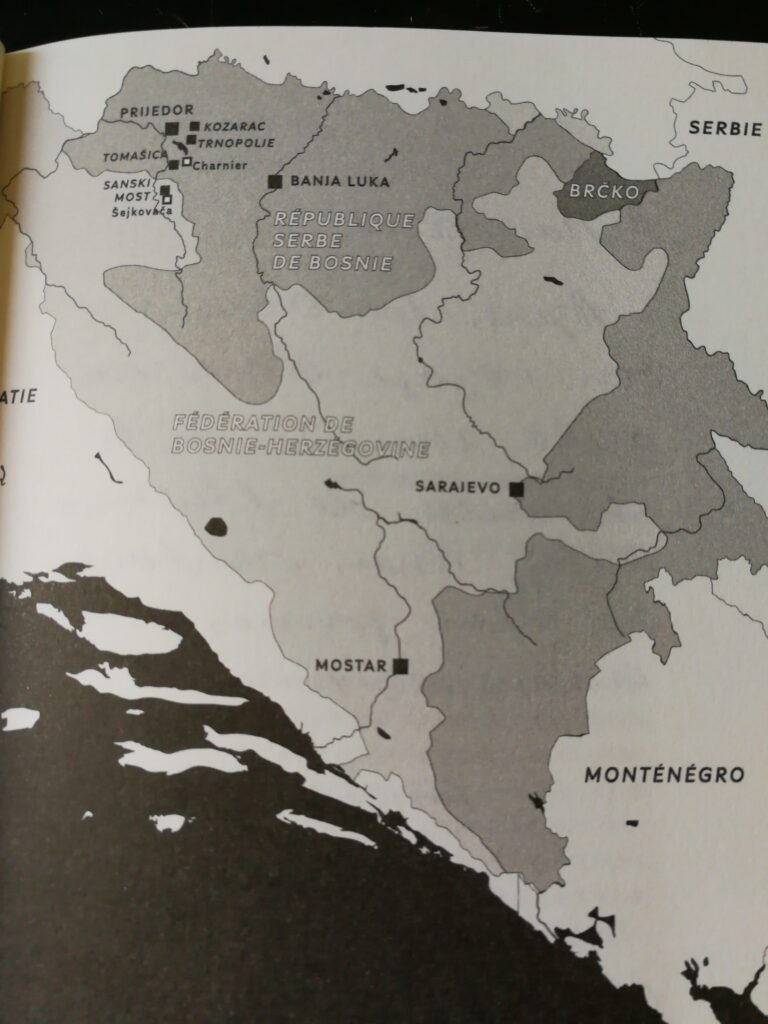 carte Bosnie Herzégovine